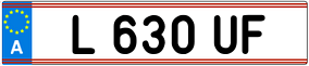 Truck License Plate